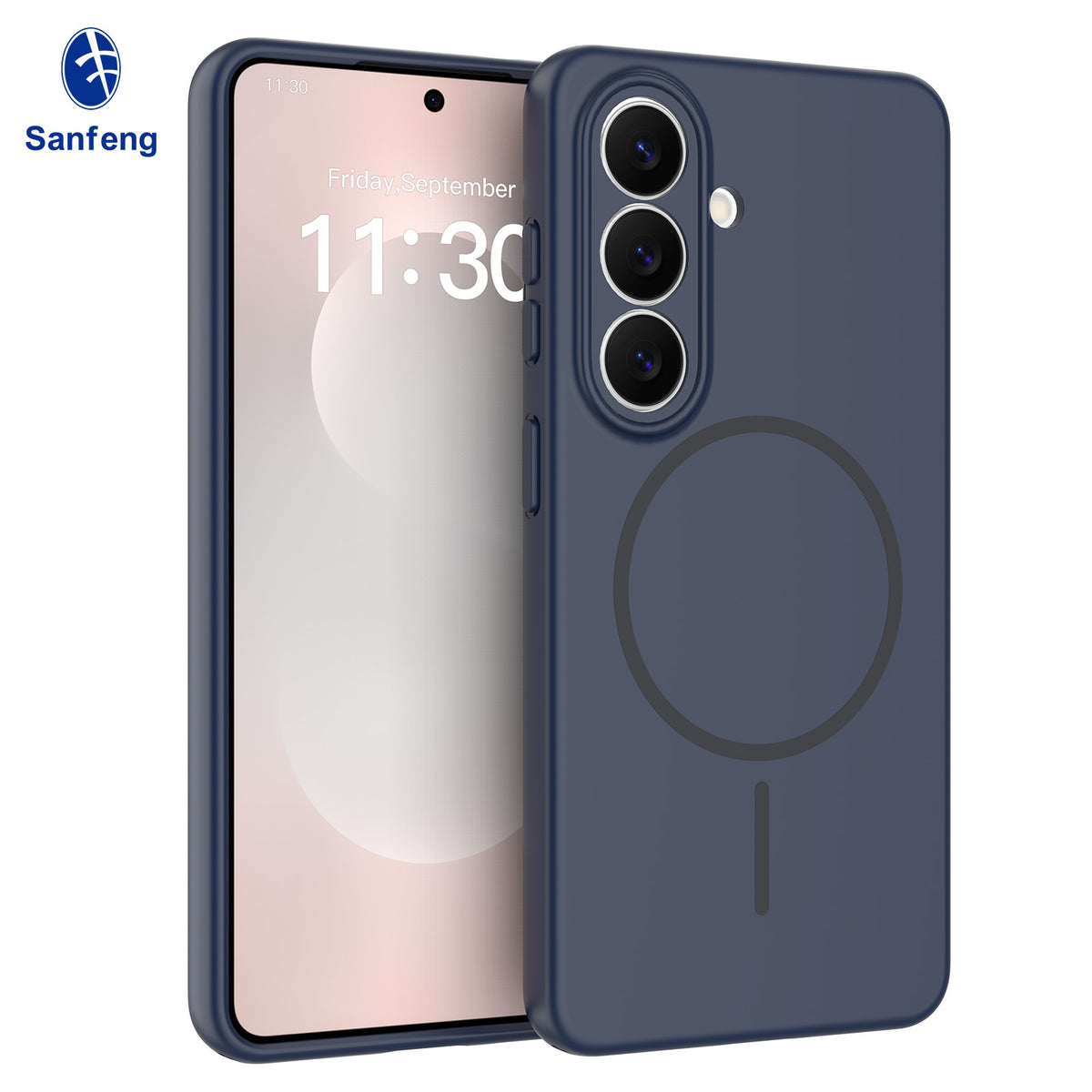 Magnetic TPU Matte Protective Phone Case with Precision Cutouts for Samsung Galaxy S25 S24 Ultra Plus - Anti-Fall Skin-Feel Cover