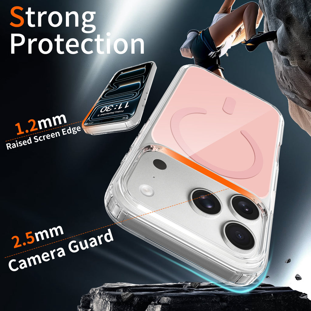 Transparent TPU Shockproof Protective Phone Case for iPhone 17 Pro Max, 16, 15, 14, 13 - Anti-Fall Soft Cover