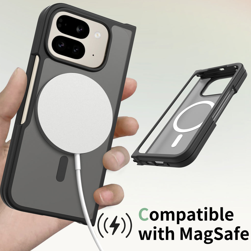 Magnetic Skin-Feel Protective TPU Case for Google Pixel 9 / 9 Pro / 9 Pro XL / Fold, Anti-Drop Slim Phone Cover