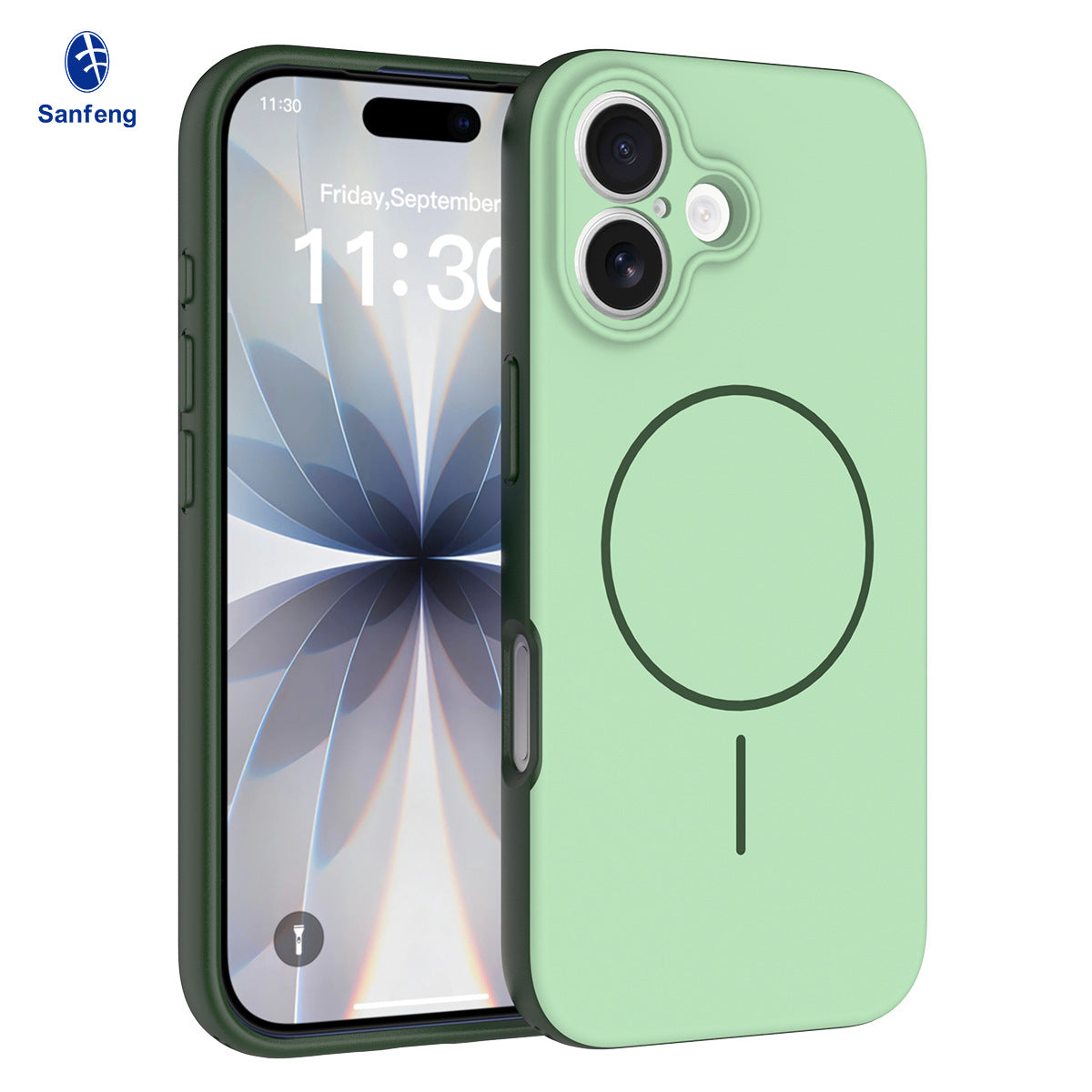 Magnetic Matte 2-in-1 Shockproof Phone Case with Lanyard for iPhone 17 Air, 16 Pro Max, 15 Series - Anti-Drop TPU Protective Cover
