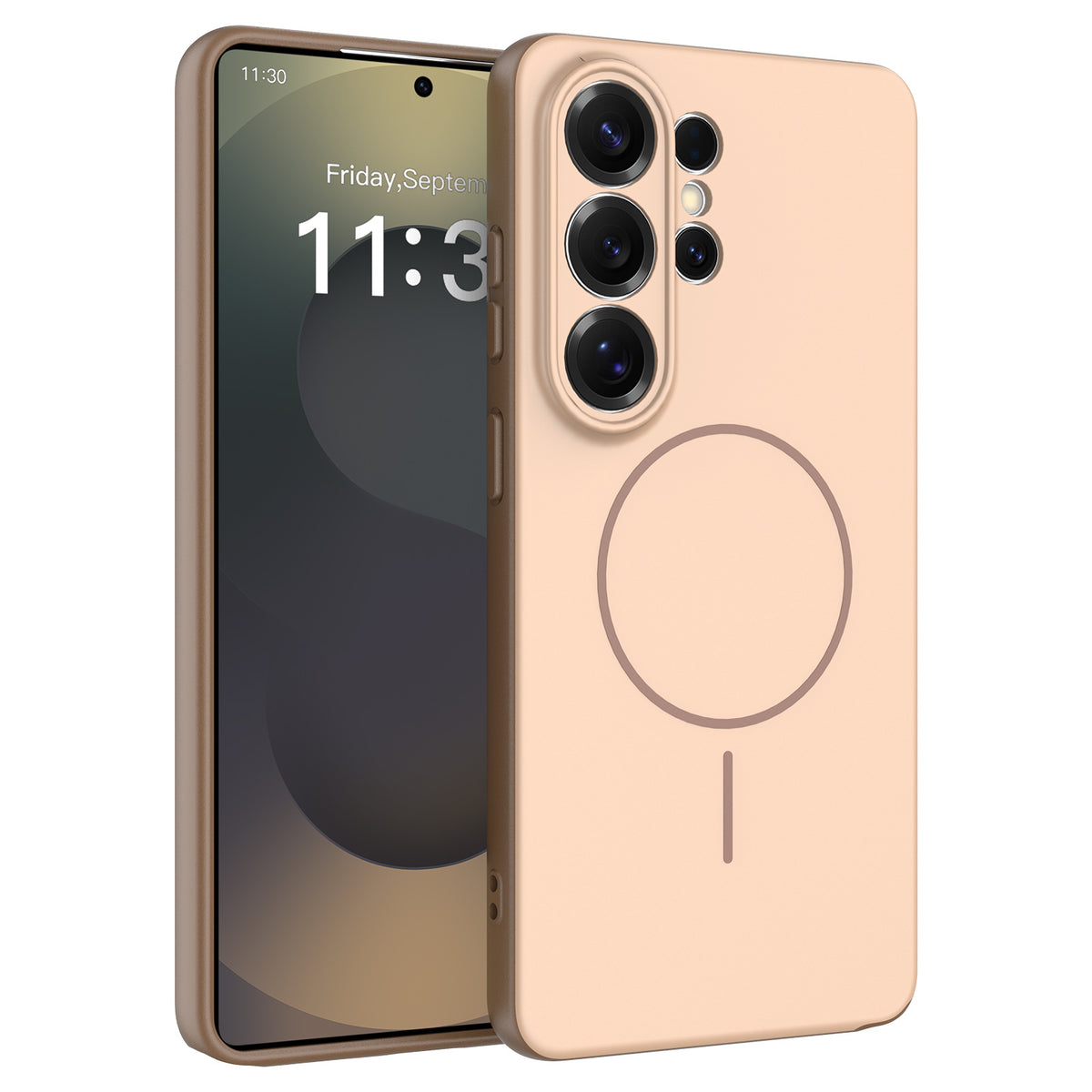Magnetic Anti-Drop Skin-Feel TPU Phone Case for Samsung Galaxy, Precision Fit Shockproof Protective Cover