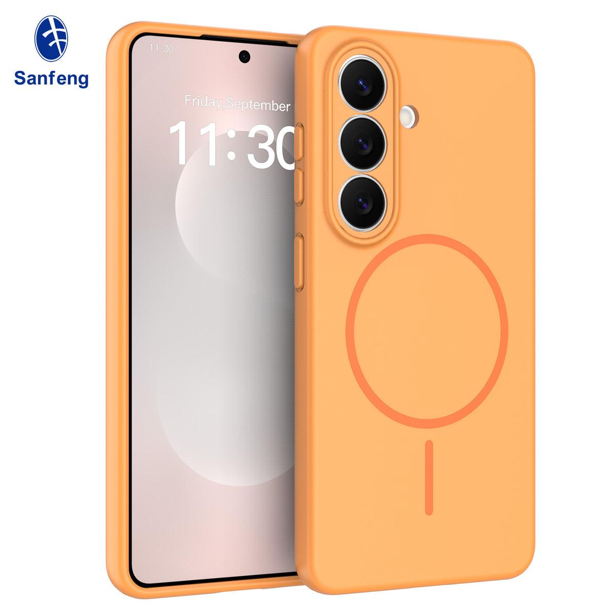 Magnetic TPU Matte Protective Phone Case with Precision Cutouts for Samsung Galaxy S25 S24 Ultra Plus - Anti-Fall Skin-Feel Cover