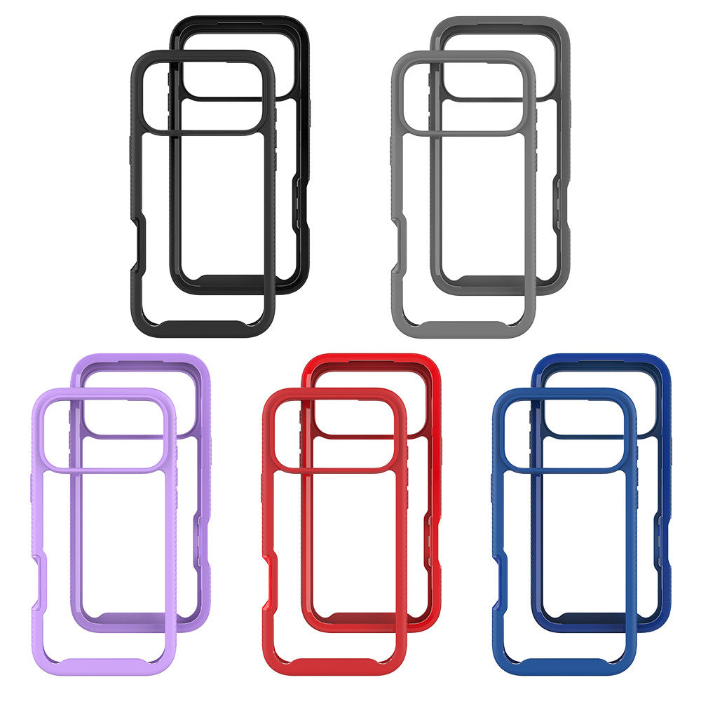Shockproof Magnetic Phone Case for iPhone 17 16 15 14 Series - Anti-Fall TPU Protective Hard Cover
