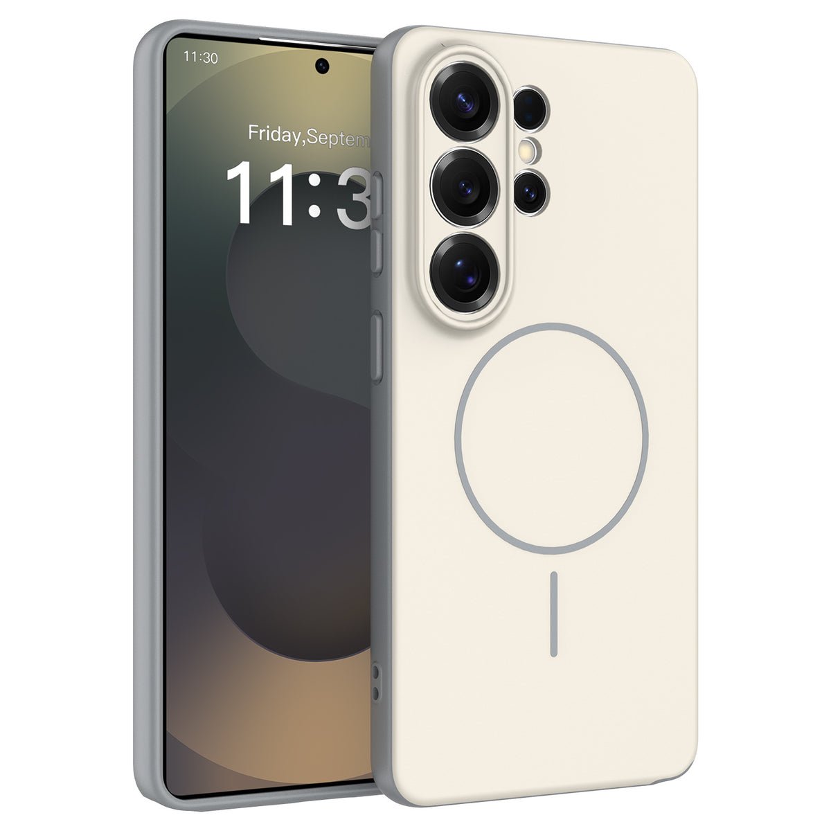 Magnetic Anti-Drop Skin-Feel TPU Phone Case for Samsung Galaxy, Precision Fit Shockproof Protective Cover