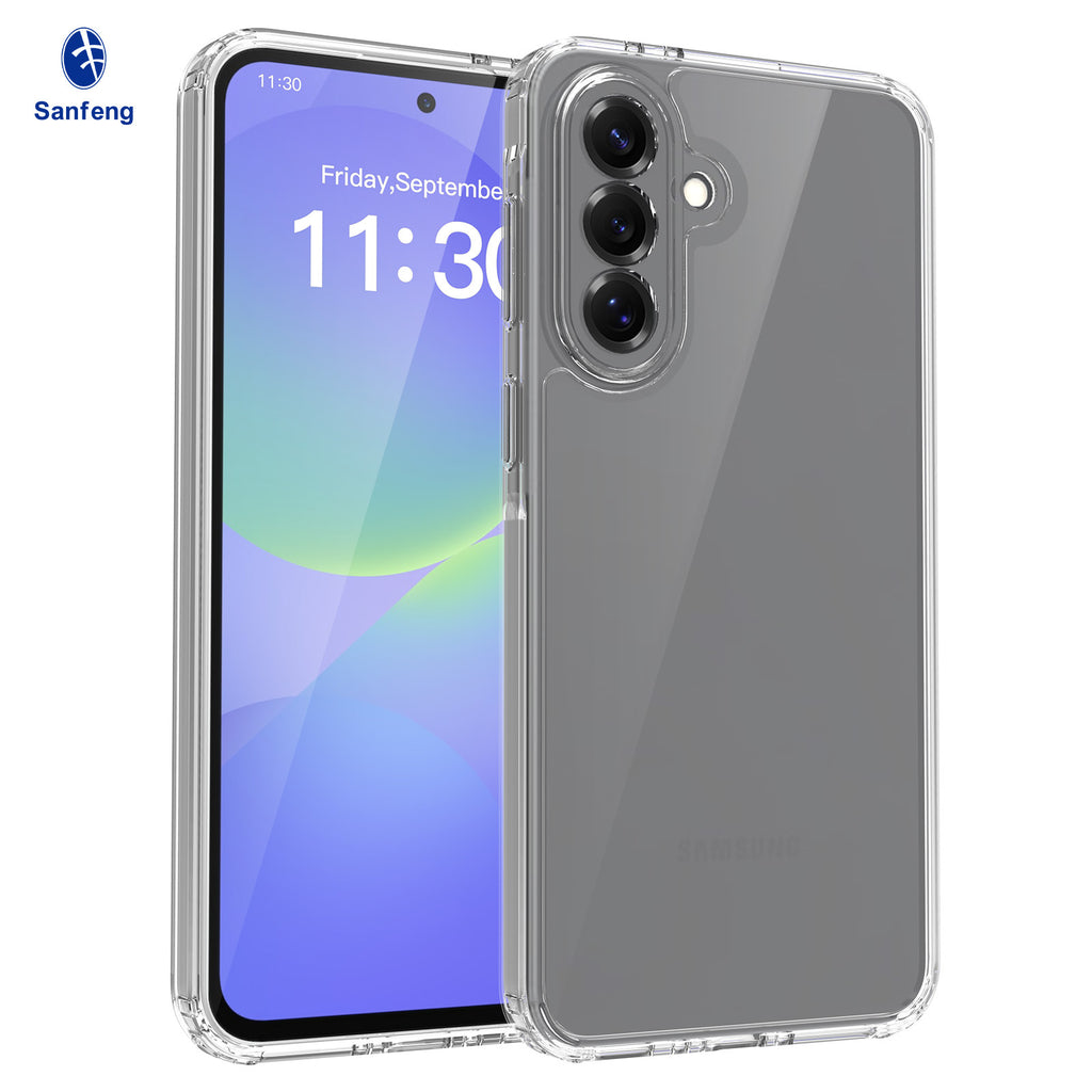 Clear Shockproof TPU Phone Case with Lanyard for Samsung Galaxy Anti-Drop Scratch-Resistant Transparent Protective Cover
