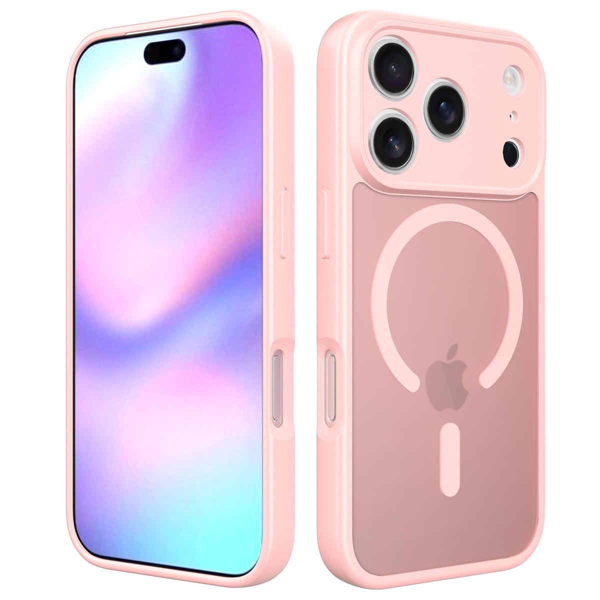 Frosted Magnetic Shockproof Phone Case for iPhone 17 16 15 Pro Max Plus, Anti-Drop Hard Shell with Precision Cutouts