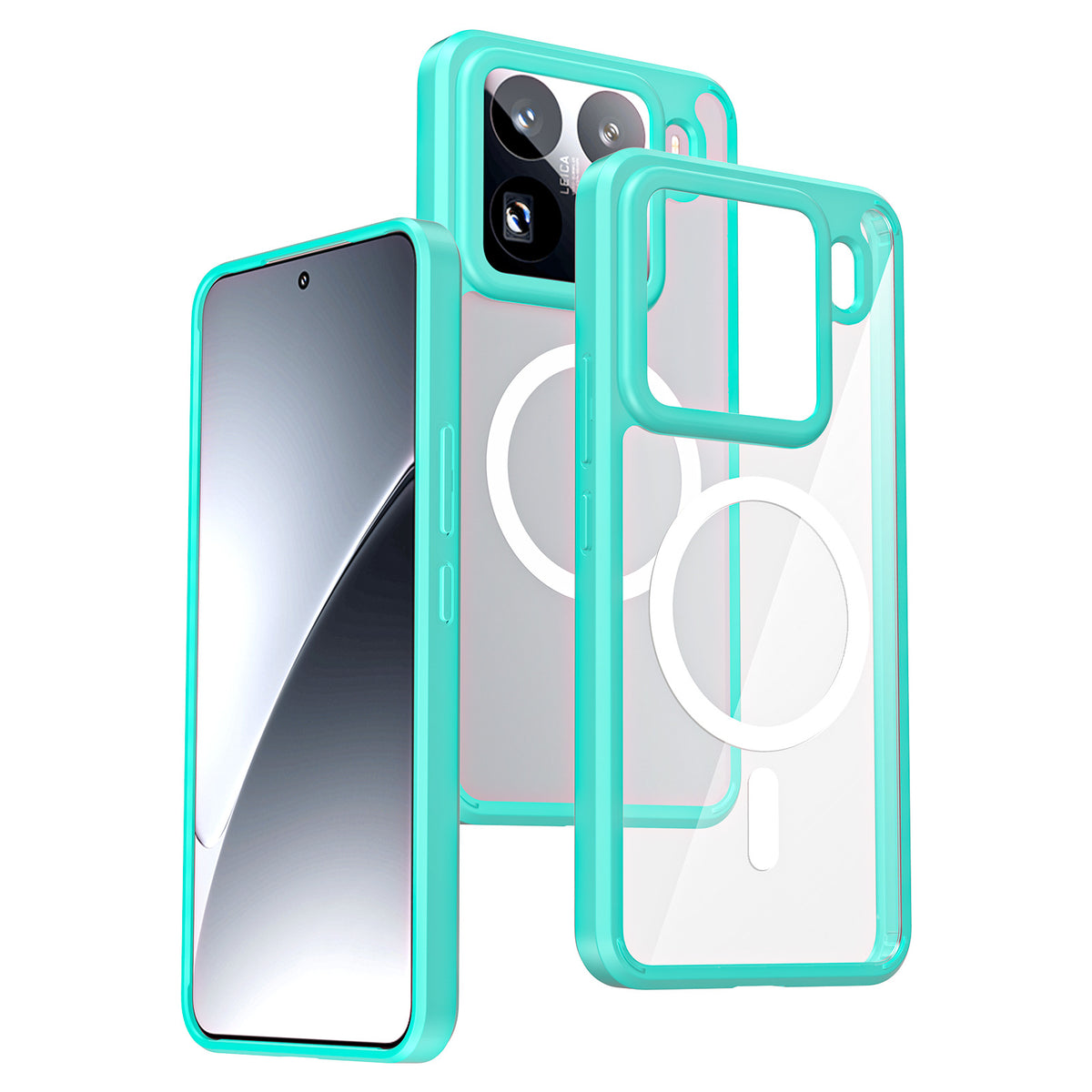 Sanfeng Clear Shockproof TPU Case for Xiaomi 15 Pro, 15 Ultra, 14T Pro and Redmi Note 14 Series, Airbag Anti-Fall Protective Cover