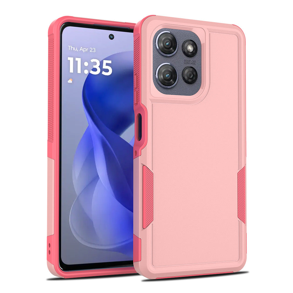 Shockproof TPU+PC Protective Case for Motorola Moto G Power 5G 2025, Anti-Fingerprint Anti-Fall Phone Cover
