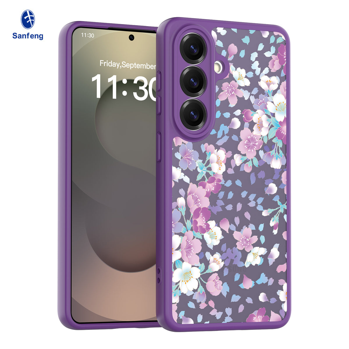 Sanfeng Custom Matte TPU Phone Case for Samsung Galaxy Series, Anti-Fall Protective Cover with Personalized Silk Screen Printing Logo