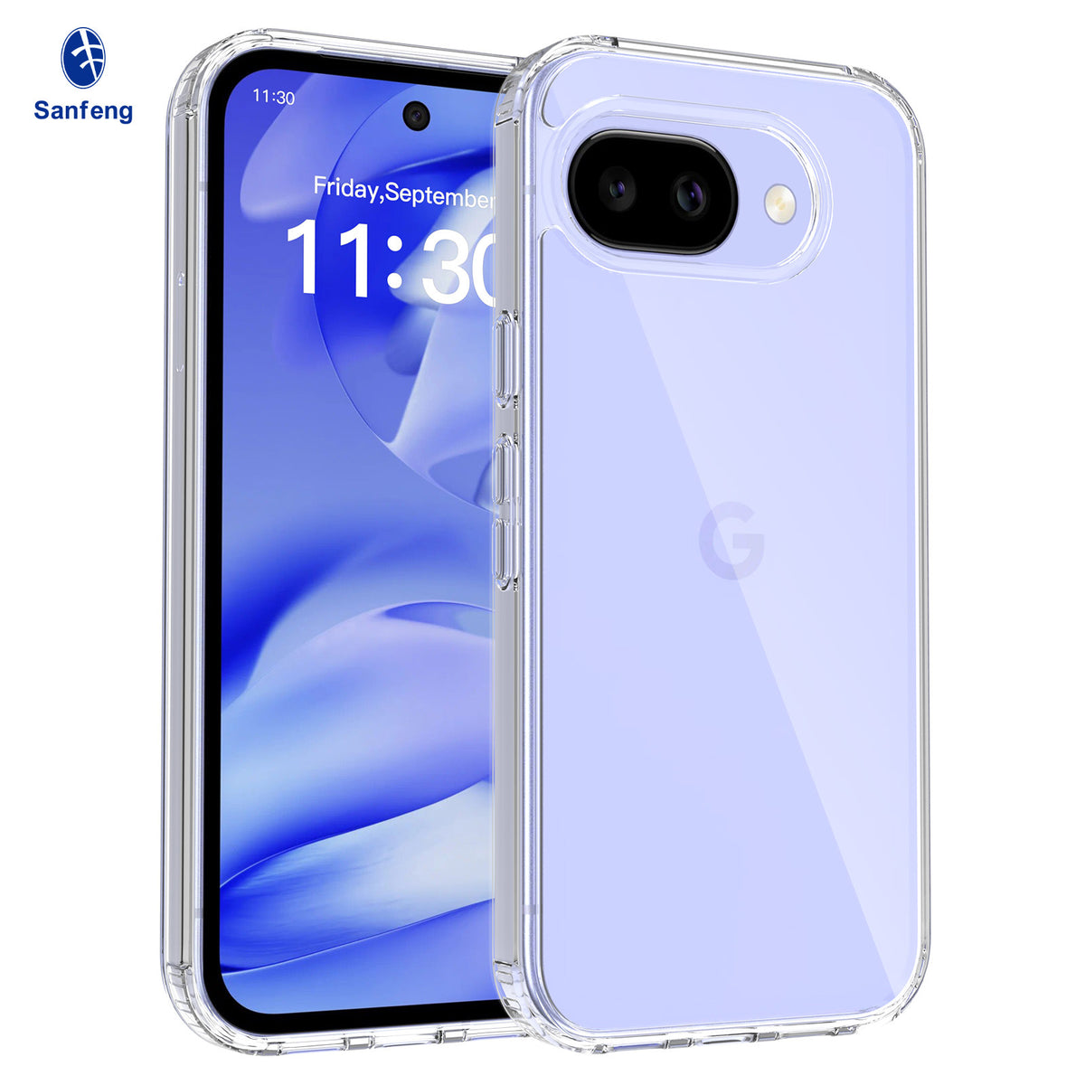 Magnetic Clear Case for Google Pixel 9 & 10 Pro / Pro XL - 2.0 Thickened Shockproof TPU+PC Hybrid Protective Cover