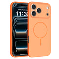 Matte Magnetic Phone Case for iPhone 16 & 17 Series, Two-in-One TPU Protective Cover with Lanyard Hole, Brown Dual-Tone