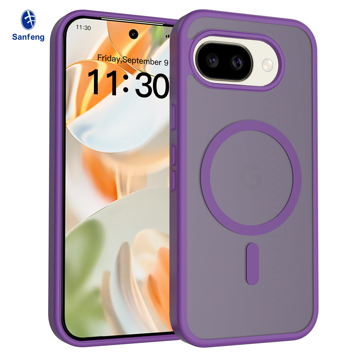 Matte Magnetic Phone Case for Google Pixel 10, 10 Pro XL, 9 Pro, 9 Pro Fold, Shockproof TPU Anti-Fall Protective Cover