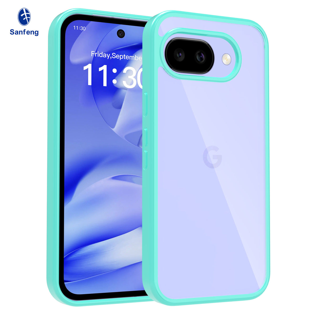 Magnetic Clear Case for Google Pixel 9 & 10 Pro / Pro XL - 2.0 Thickened Shockproof TPU+PC Hybrid Protective Cover
