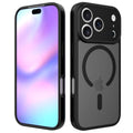 Frosted Magnetic Shockproof Phone Case for iPhone 17 16 15 Pro Max Plus, Anti-Drop Hard Shell with Precision Cutouts