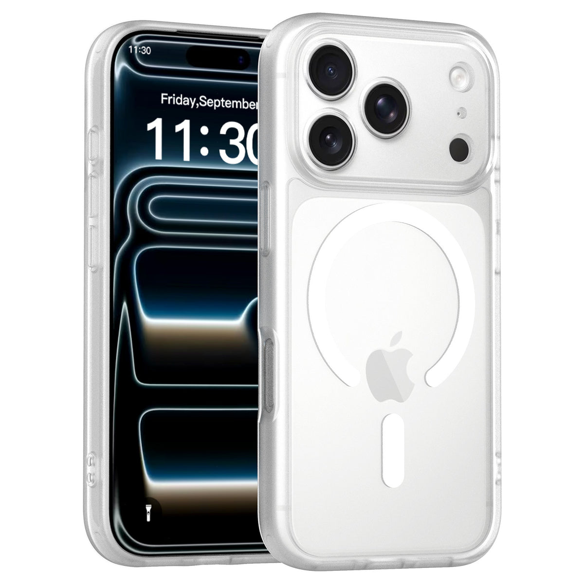Magnetic Skin-Feel Shockproof TPU Phone Case for iPhone 17, 16, and 15 Series Full Protective Cover