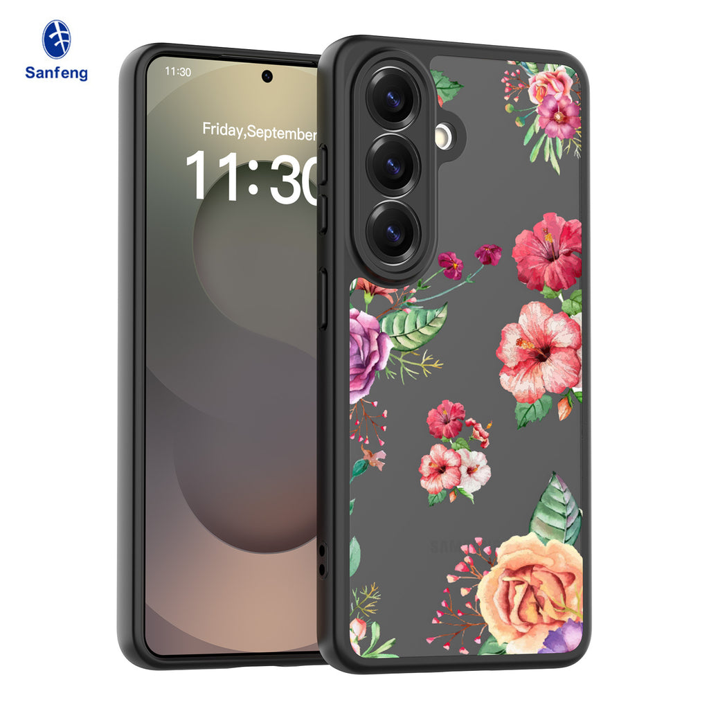 Sanfeng Custom Matte TPU Phone Case for Samsung Galaxy Series, Anti-Fall Protective Cover with Personalized Silk Screen Printing Logo