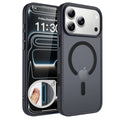 Sanfeng Magnetic Translucent Matte Anti-Fall TPU Phone Case Compatible with Apple iPhone