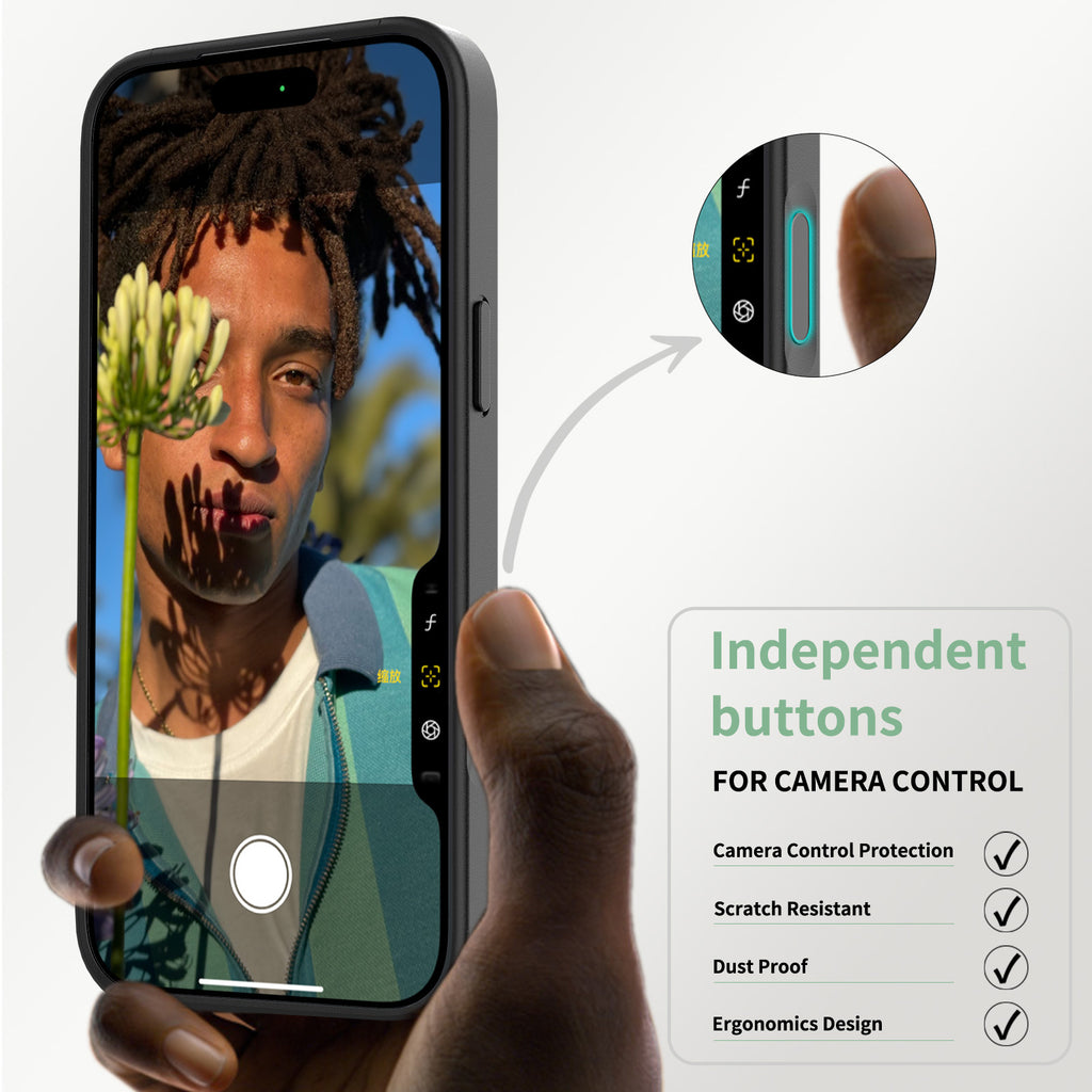 Magnetic Phone Case for iPhone 17 Pro Max & iPhone 17 Air, TPU Anti-Drop Shockproof Cover with Full Camera & Button Protection, Cherry