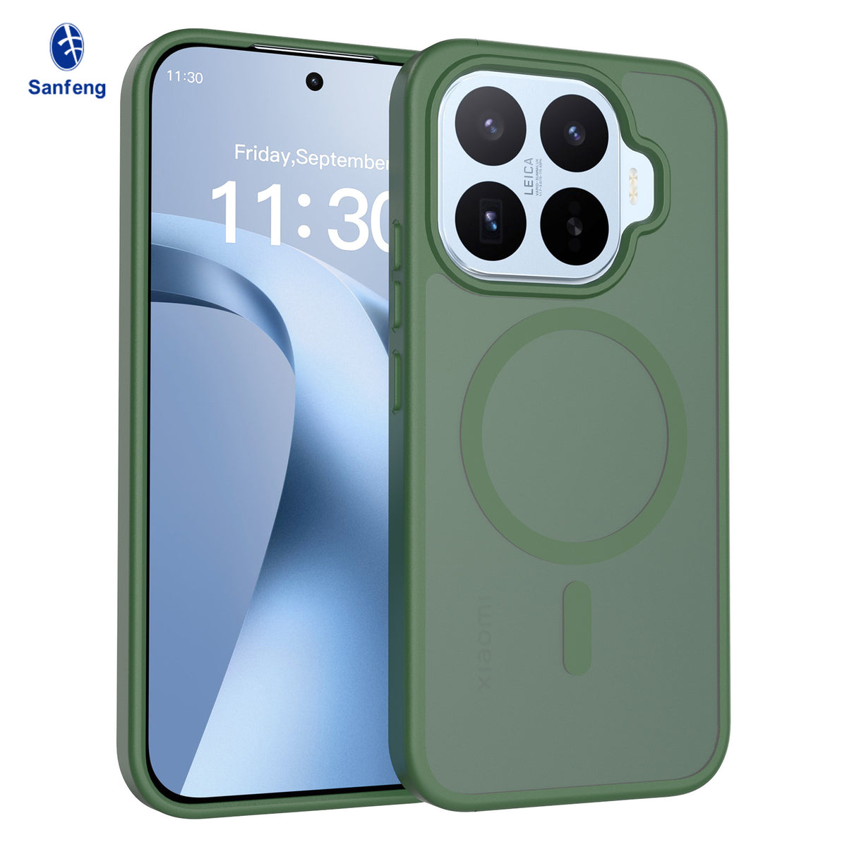 Magnetic Matte Translucent Shockproof Phone Case for Xiaomi 15 Pro / 15 / 14T / Redmi Note 14 Series, Anti-Fingerprint TPU Protective Back Cover