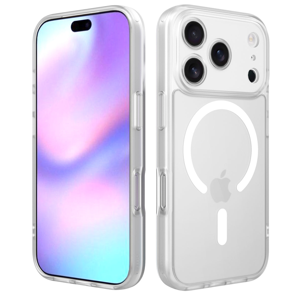 Frosted Magnetic Shockproof Phone Case for iPhone 17 16 15 Pro Max Plus, Anti-Drop Hard Shell with Precision Cutouts
