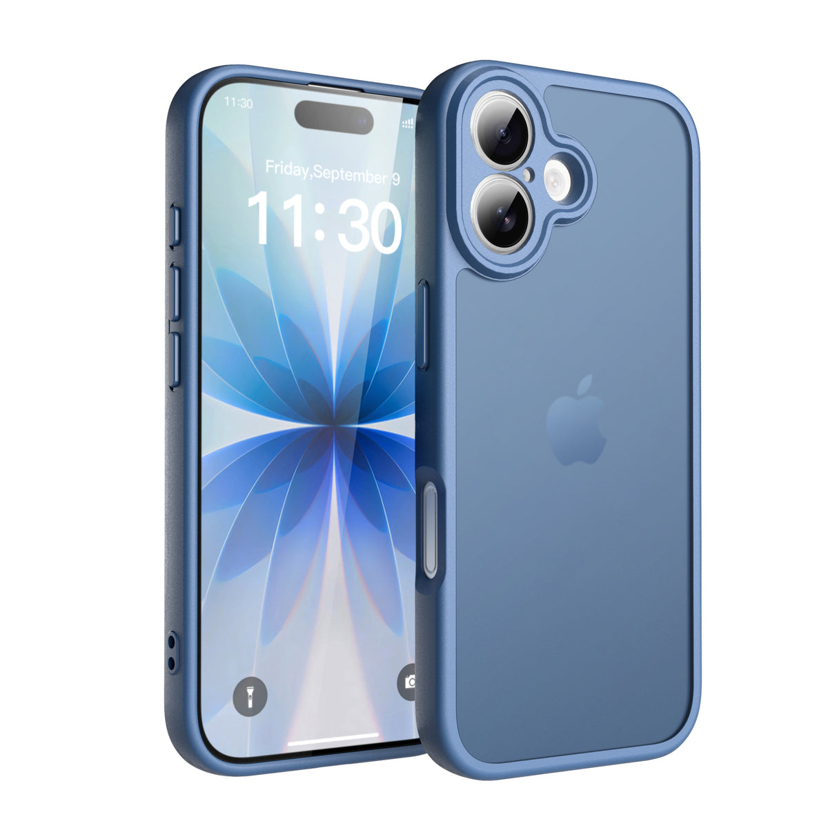 Frosted Skin-Feel Magnetic Phone Case for iPhone 16 Pro Max, Shockproof TPU Anti-Fall Protective Cover - Brown