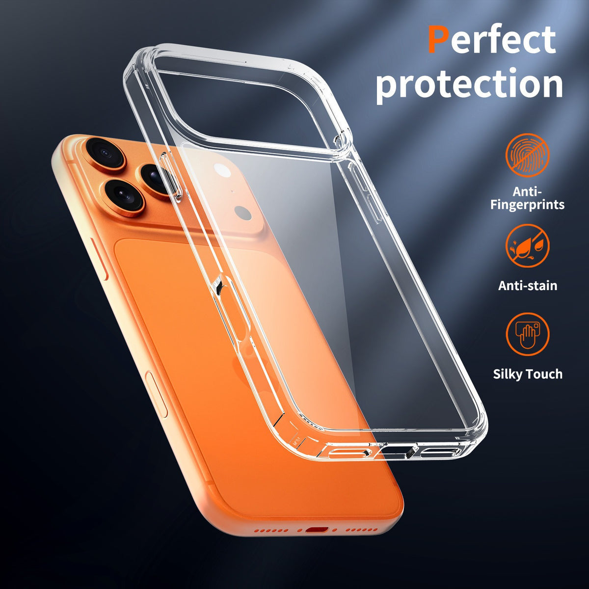Clear Shockproof TPU Phone Case Compatible with iPhone 16, 15, 14 Series - Slim Anti-Scratch Protective Cover