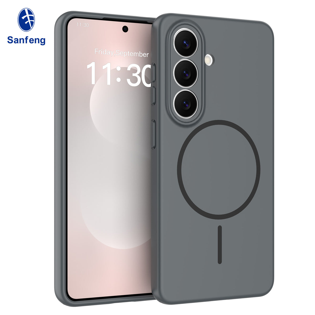 Magnetic TPU Matte Protective Phone Case with Precision Cutouts for Samsung Galaxy S25 S24 Ultra Plus - Anti-Fall Skin-Feel Cover