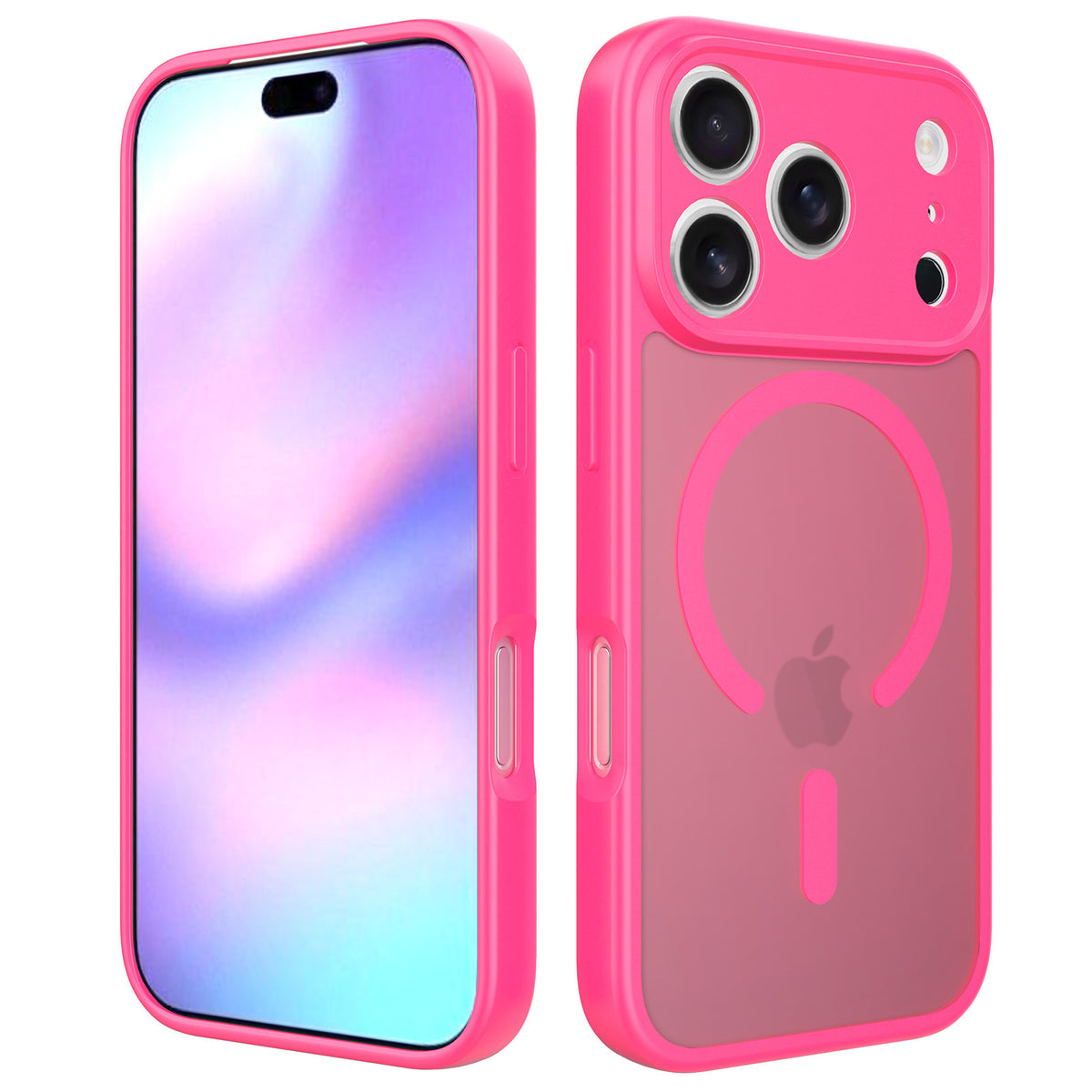 Frosted Magnetic Shockproof Phone Case for iPhone 17 16 15 Pro Max Plus, Anti-Drop Hard Shell with Precision Cutouts