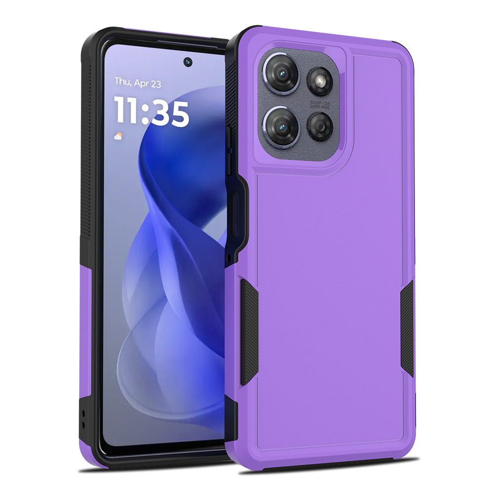 Magnetic Skin-Feel Protective Phone Case for Motorola Moto Edge and Moto G Series, TPU+PC Anti-Fall Shockproof Cover