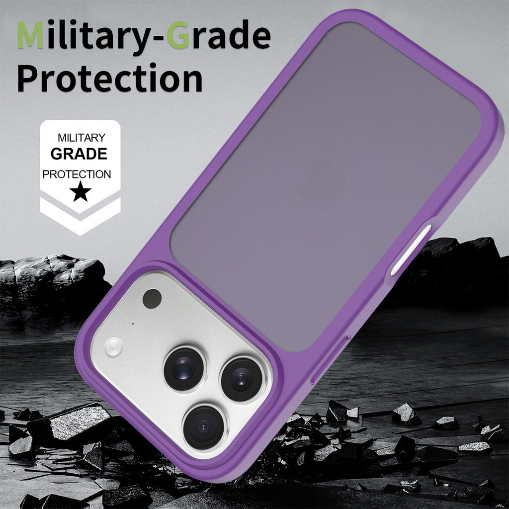 Frosted Translucent Skin-Feel TPU Phone Case - Anti-Drop Protective Cover for iPhone