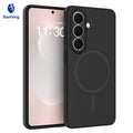 Magnetic TPU Matte Protective Phone Case with Precision Cutouts for Samsung Galaxy S25 S24 Ultra Plus - Anti-Fall Skin-Feel Cover