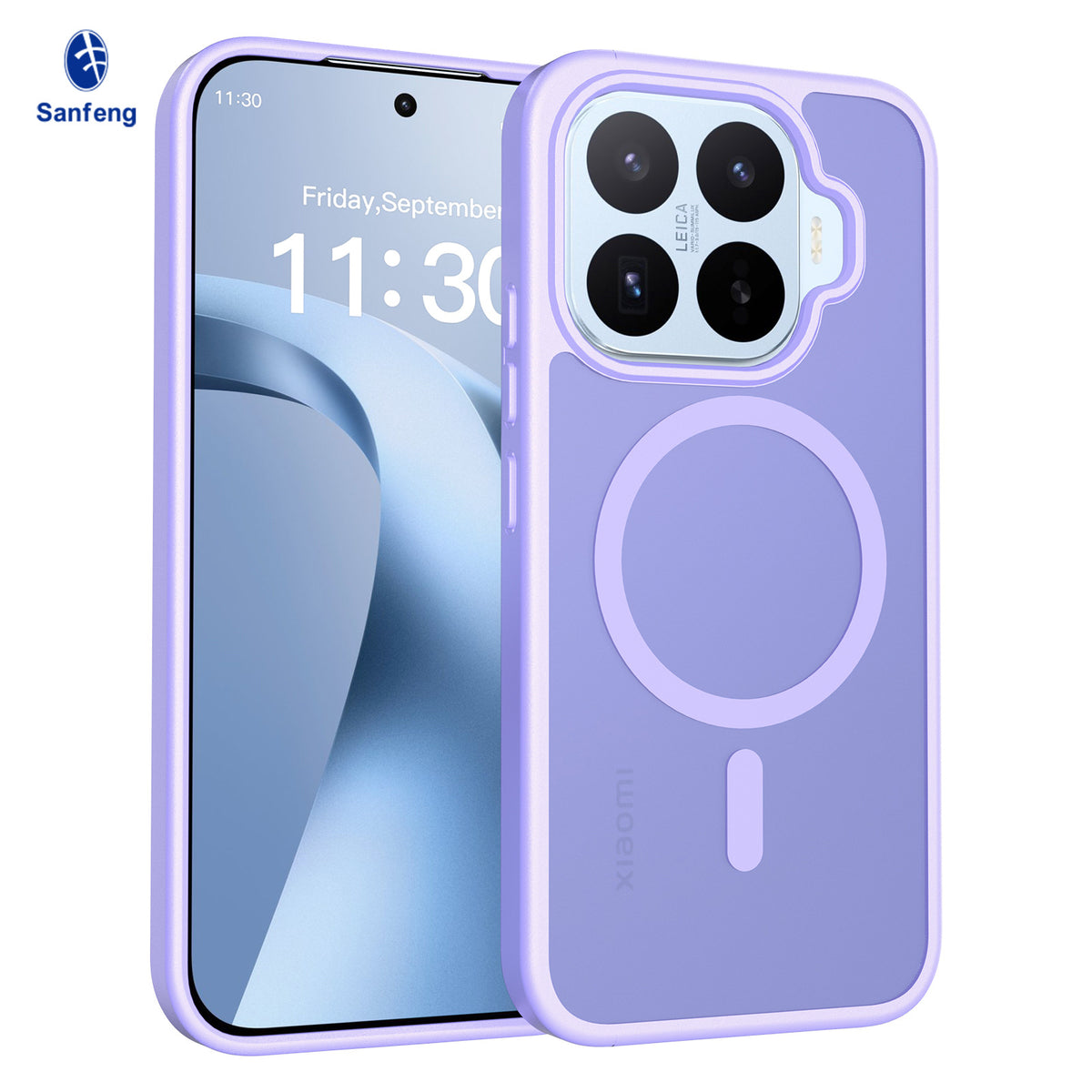 Magnetic Matte Translucent Shockproof Phone Case for Xiaomi 15 Pro / 15 / 14T / Redmi Note 14 Series, Anti-Fingerprint TPU Protective Back Cover