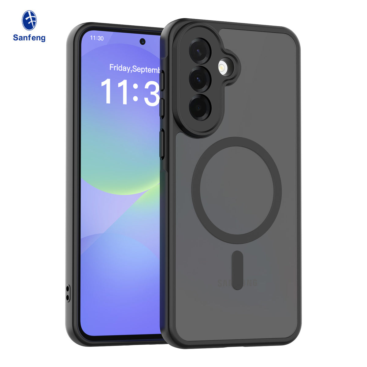 Matte Magnetic Anti-Fall Phone Case for Samsung Galaxy A57 A37 A17 5G A55 Shockproof TPU Protective Cover