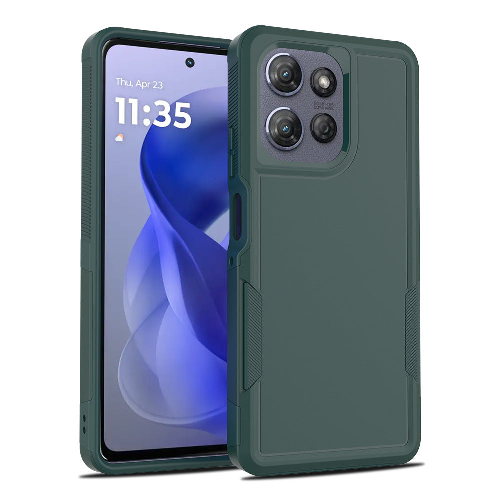 Magnetic Skin-Feel Protective Phone Case for Motorola Moto Edge and Moto G Series, TPU+PC Anti-Fall Shockproof Cover