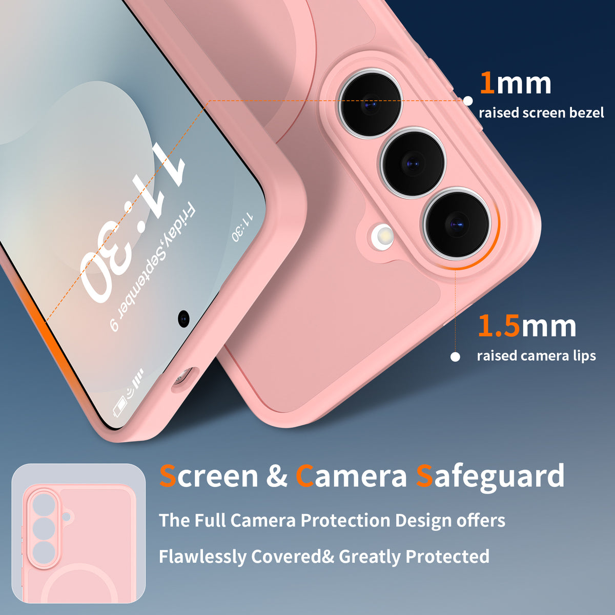 Magnetic Matte Translucent Phone Case for Samsung Galaxy S25 S24 Ultra Plus, Skin-Feel Anti-Drop Silicone Protective Cover