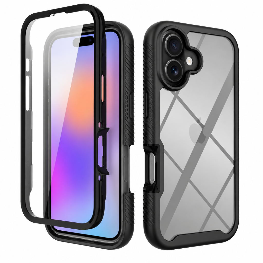 Shockproof Magnetic Phone Case for iPhone 17 16 15 14 Series - Anti-Fall TPU Protective Hard Cover