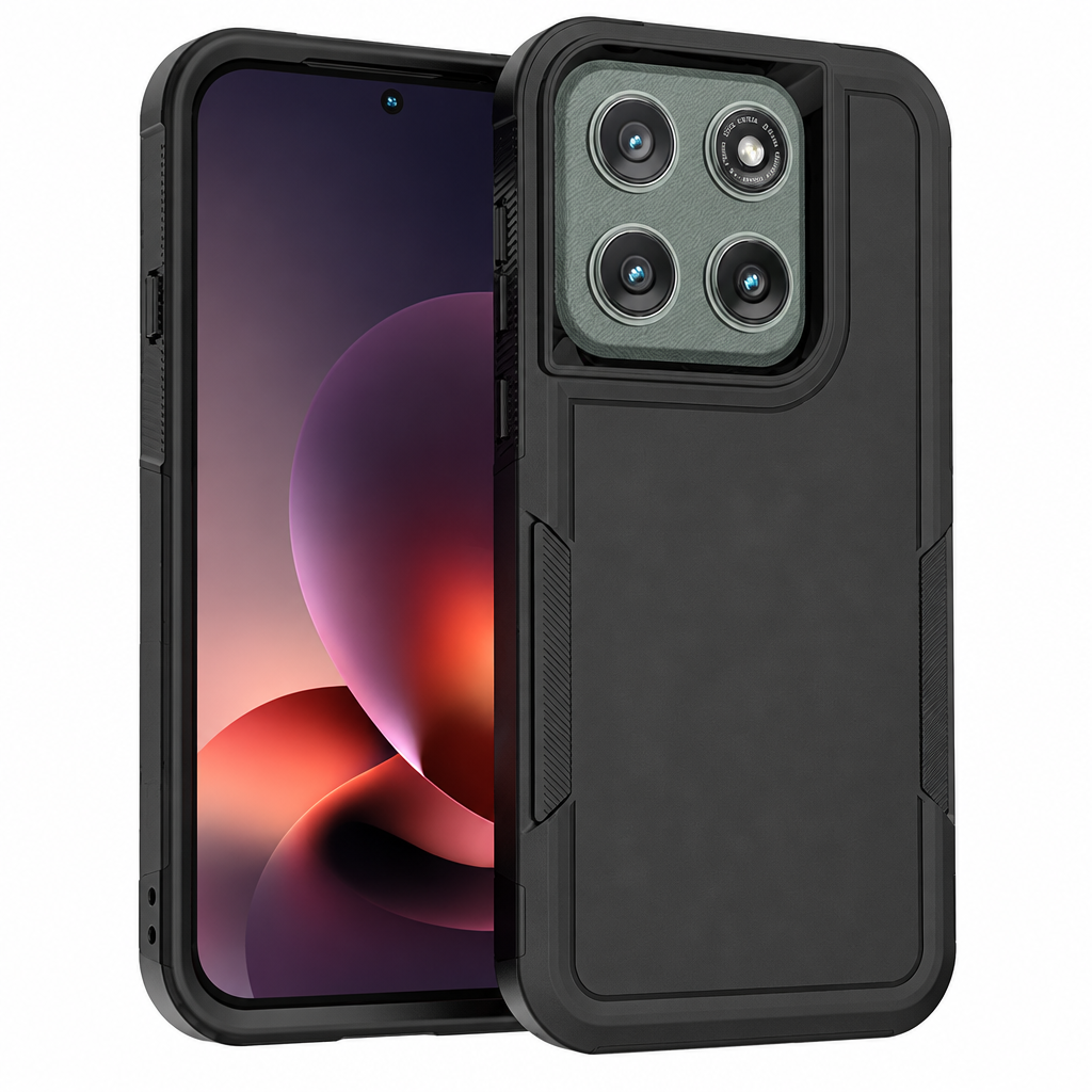 Magnetic Skin-Feel Protective Phone Case for Motorola Moto Edge and Moto G Series, TPU+PC Anti-Fall Shockproof Cover