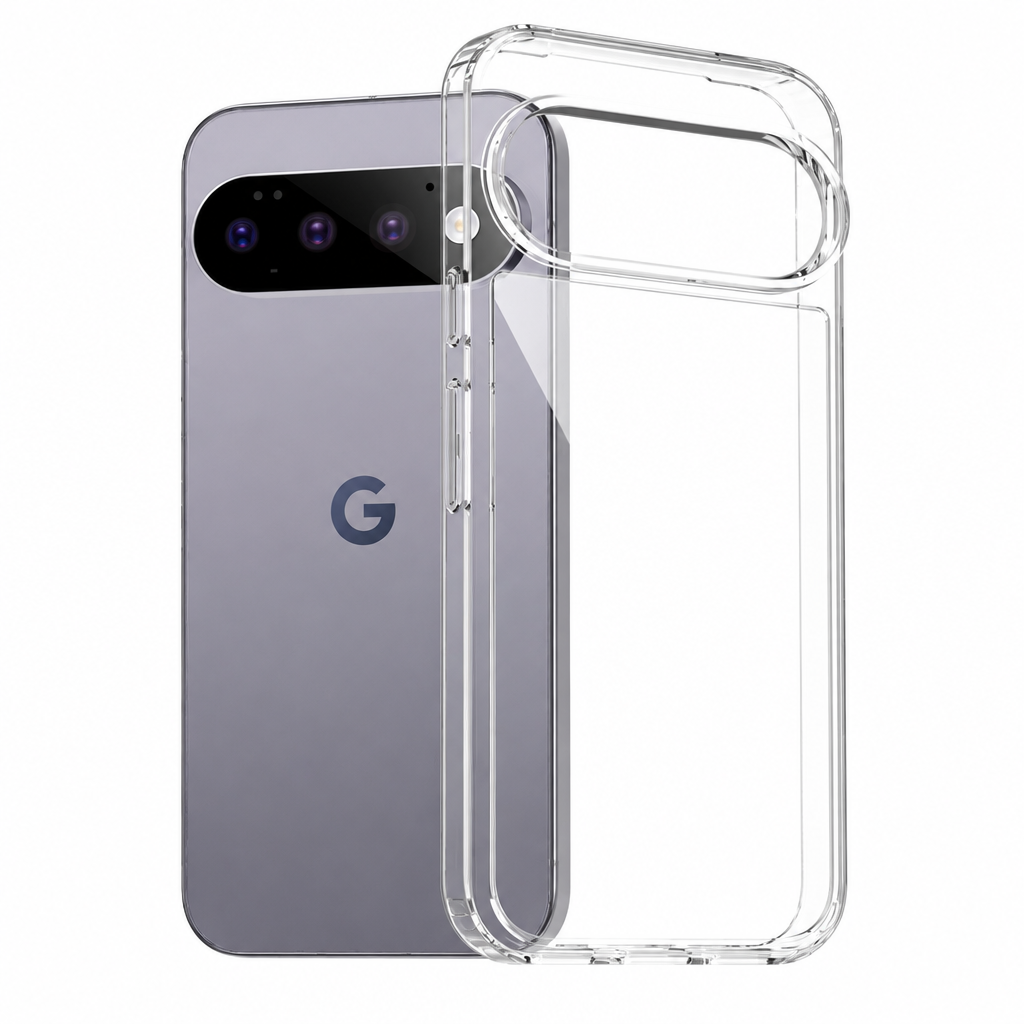 Clear Shockproof Silicone Case for Google Pixel - Thickened 2.0 Anti-Drop Magnetic Protective Cover