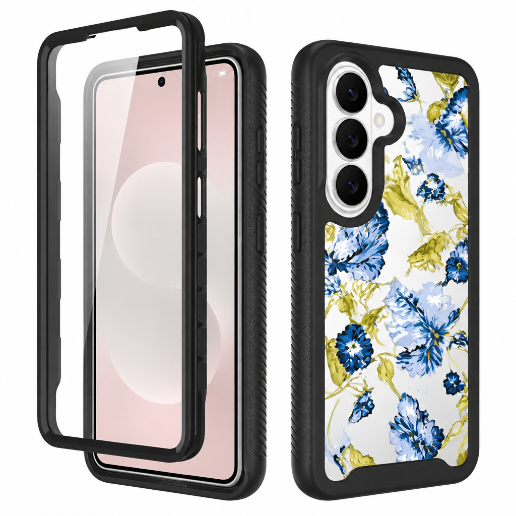 Starry Sky Painting Silicone Phone Case for Samsung Galaxy S26 Ultra, S26, S25 Plus - Magnetic Anti-Fingerprint Protective Cover